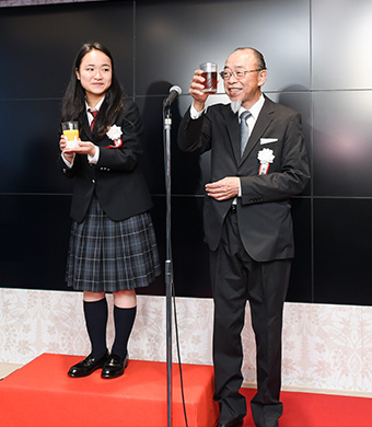 小椋佳様と伊藤美誠選手