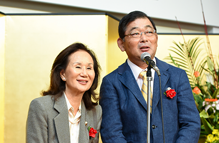 青木チエ様(青木功様令夫人)、中嶋常幸様の楽しいやり取りもありました
